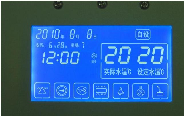 出口热水器显示屏LCD