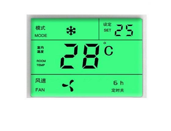高端空调专用绿色背光LCD液晶屏